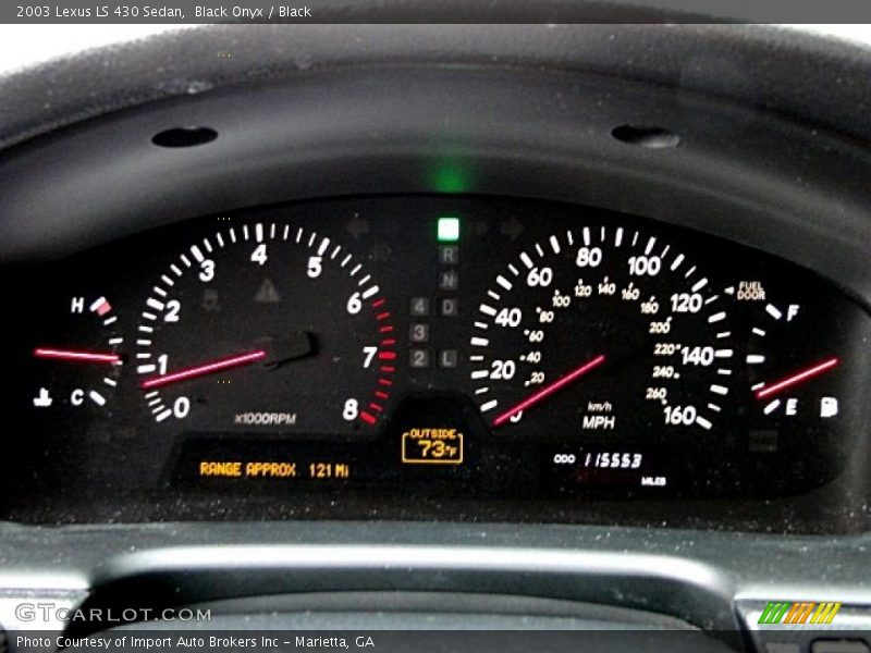 Black Onyx / Black 2003 Lexus LS 430 Sedan