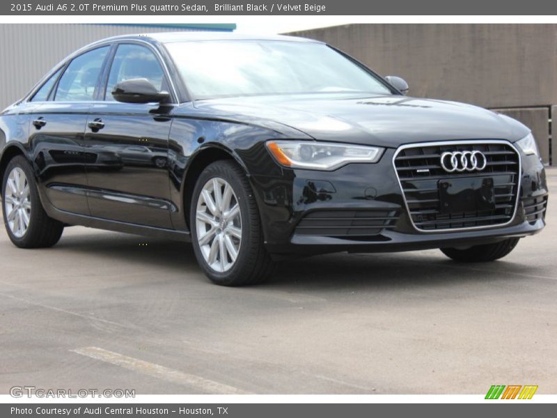 Brilliant Black / Velvet Beige 2015 Audi A6 2.0T Premium Plus quattro Sedan