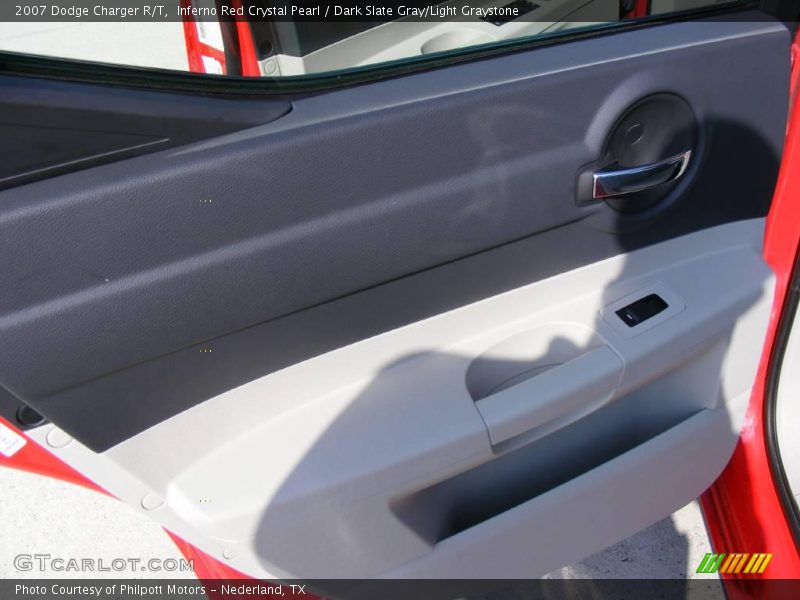 Inferno Red Crystal Pearl / Dark Slate Gray/Light Graystone 2007 Dodge Charger R/T