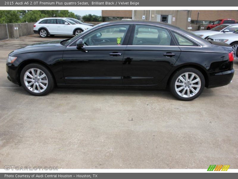 Brilliant Black / Velvet Beige 2015 Audi A6 2.0T Premium Plus quattro Sedan