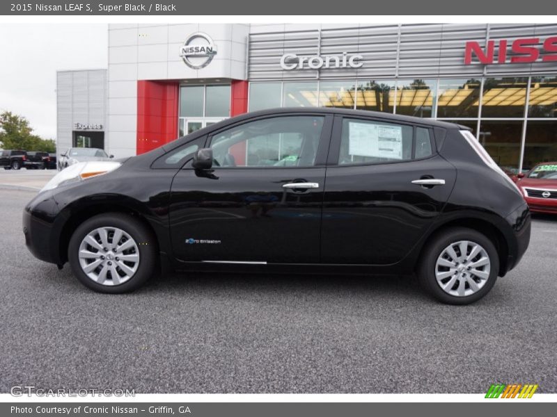 Super Black / Black 2015 Nissan LEAF S