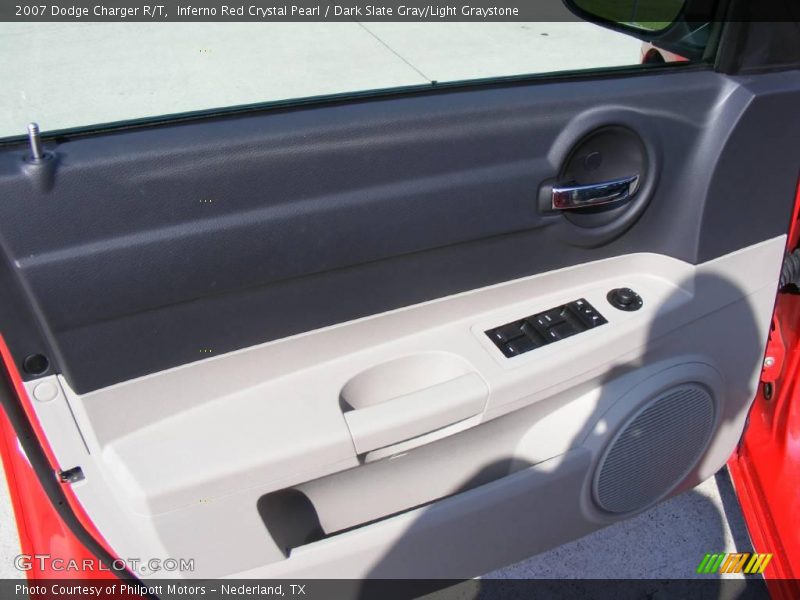 Inferno Red Crystal Pearl / Dark Slate Gray/Light Graystone 2007 Dodge Charger R/T