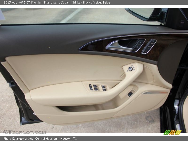 Brilliant Black / Velvet Beige 2015 Audi A6 2.0T Premium Plus quattro Sedan