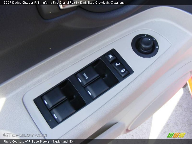 Inferno Red Crystal Pearl / Dark Slate Gray/Light Graystone 2007 Dodge Charger R/T