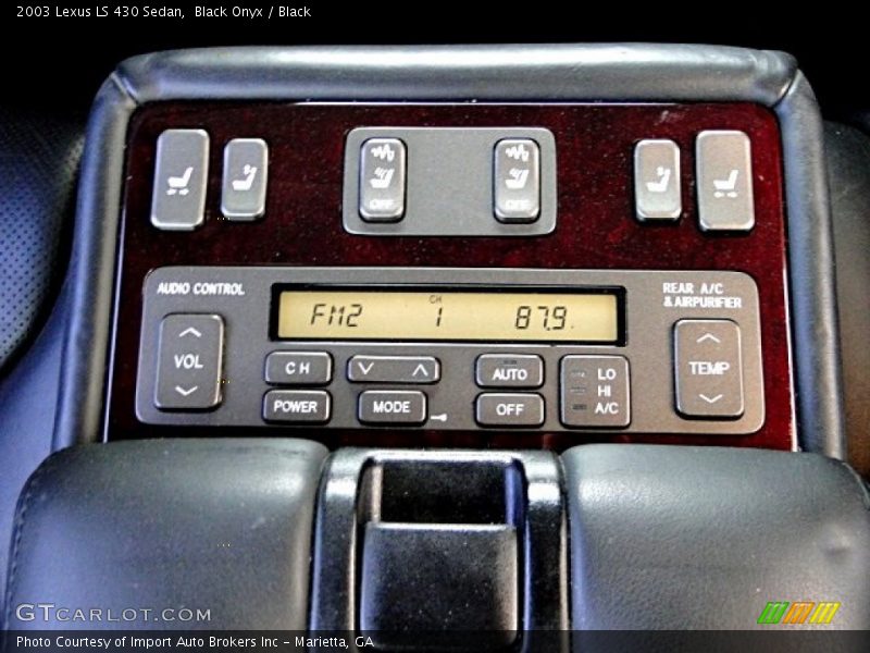 Black Onyx / Black 2003 Lexus LS 430 Sedan