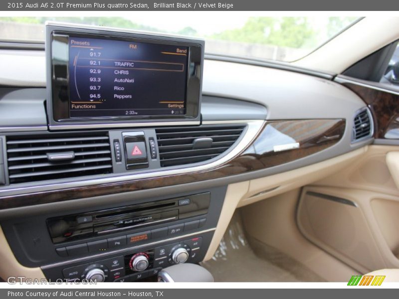 Brilliant Black / Velvet Beige 2015 Audi A6 2.0T Premium Plus quattro Sedan