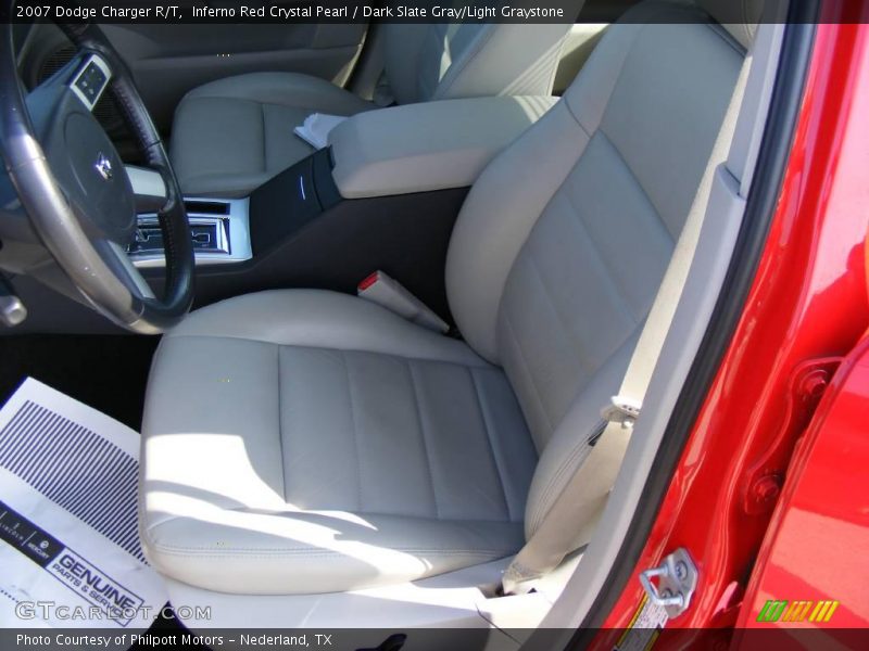 Inferno Red Crystal Pearl / Dark Slate Gray/Light Graystone 2007 Dodge Charger R/T