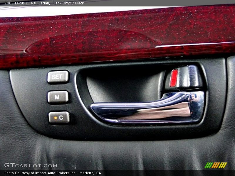 Black Onyx / Black 2003 Lexus LS 430 Sedan