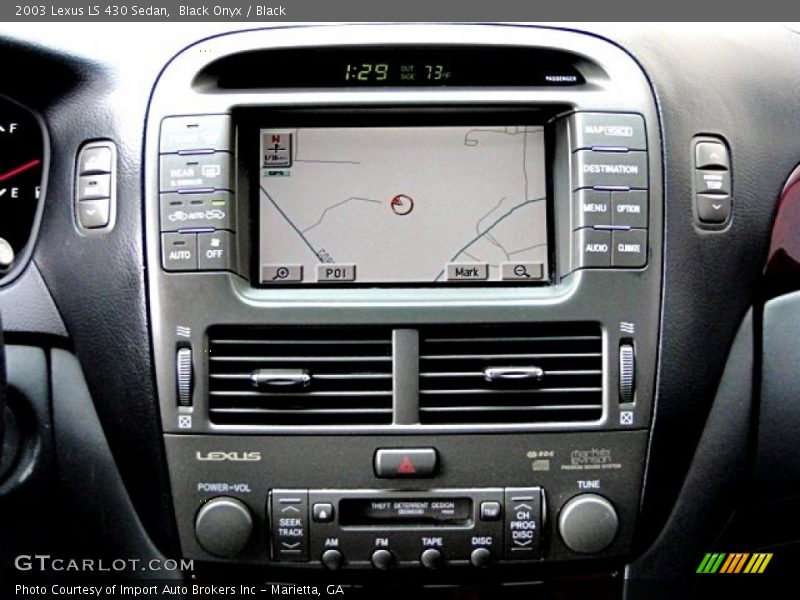 Black Onyx / Black 2003 Lexus LS 430 Sedan