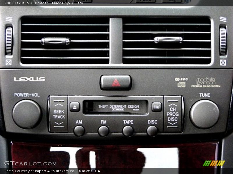 Black Onyx / Black 2003 Lexus LS 430 Sedan