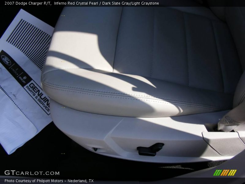 Inferno Red Crystal Pearl / Dark Slate Gray/Light Graystone 2007 Dodge Charger R/T
