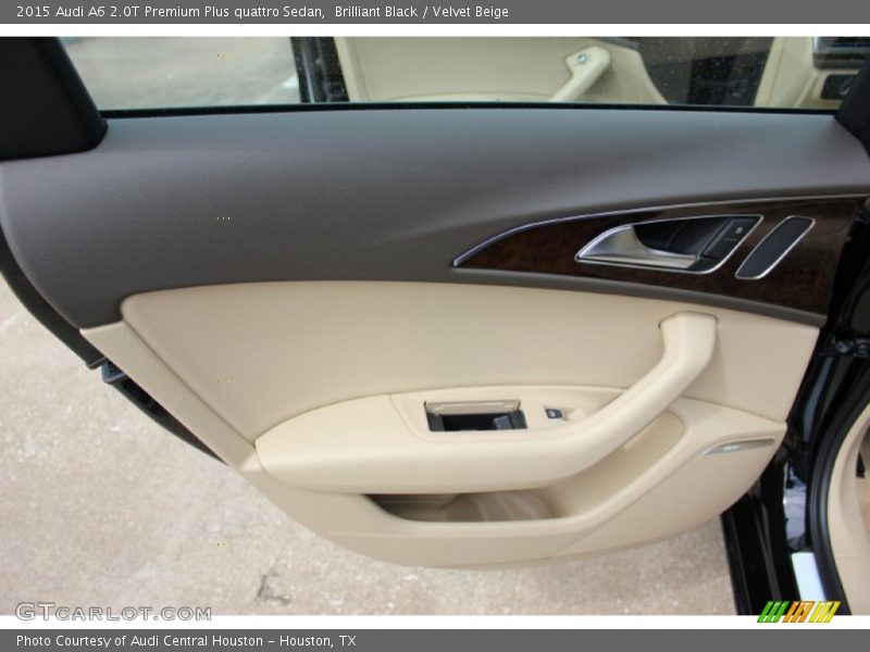 Brilliant Black / Velvet Beige 2015 Audi A6 2.0T Premium Plus quattro Sedan