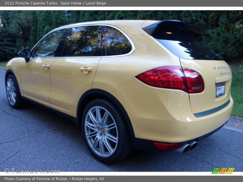 Sand Yellow / Luxor Beige 2012 Porsche Cayenne Turbo