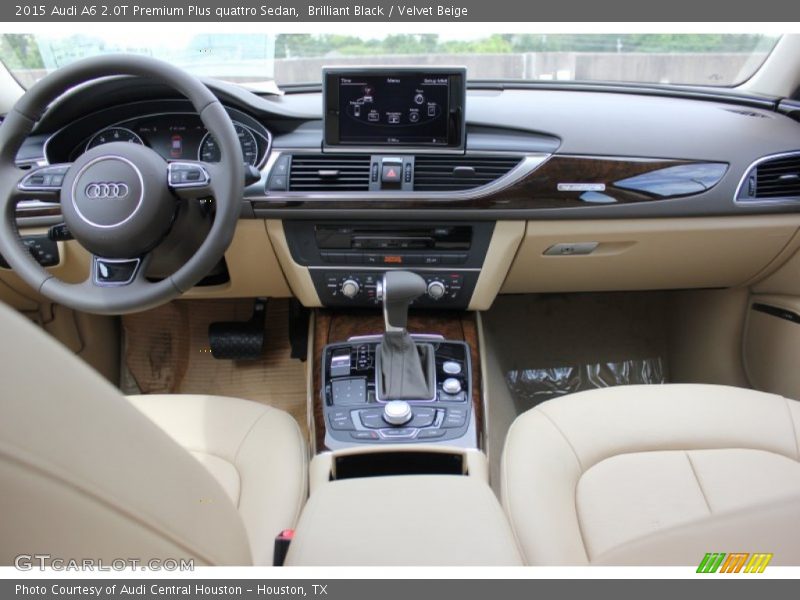 Brilliant Black / Velvet Beige 2015 Audi A6 2.0T Premium Plus quattro Sedan