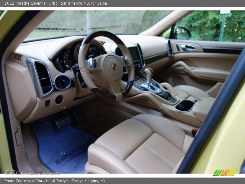  2012 Cayenne Turbo Luxor Beige Interior