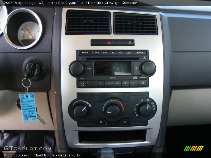 Inferno Red Crystal Pearl / Dark Slate Gray/Light Graystone 2007 Dodge Charger R/T