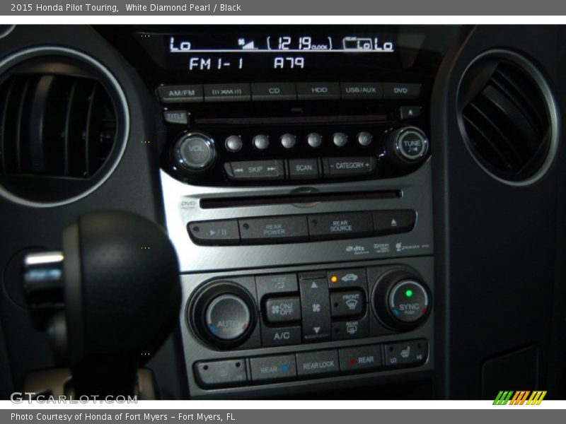 White Diamond Pearl / Black 2015 Honda Pilot Touring