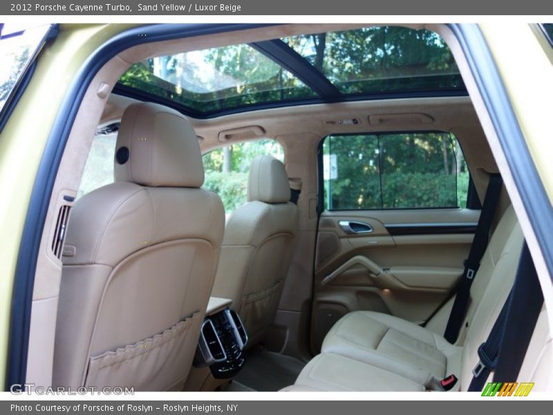 Sunroof of 2012 Cayenne Turbo