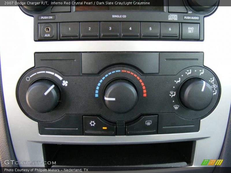 Inferno Red Crystal Pearl / Dark Slate Gray/Light Graystone 2007 Dodge Charger R/T