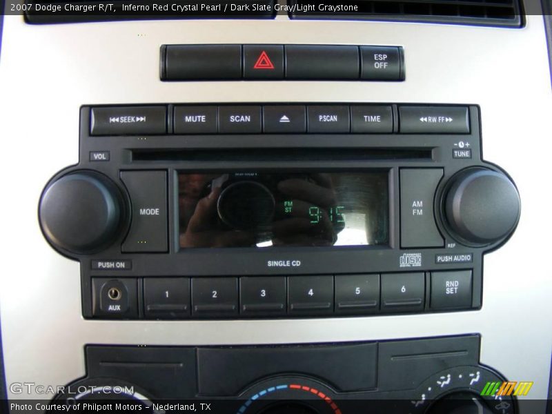 Inferno Red Crystal Pearl / Dark Slate Gray/Light Graystone 2007 Dodge Charger R/T