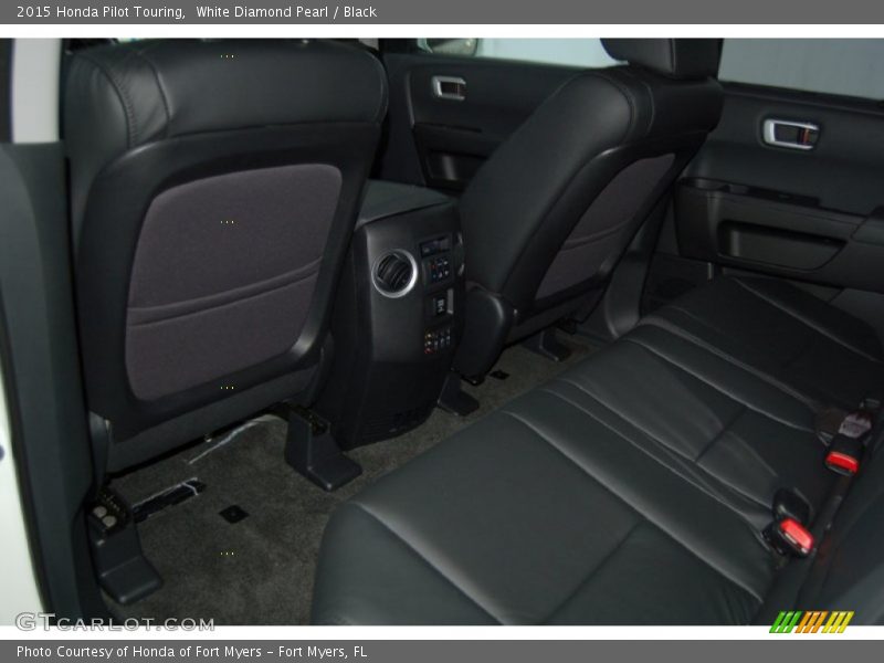 White Diamond Pearl / Black 2015 Honda Pilot Touring
