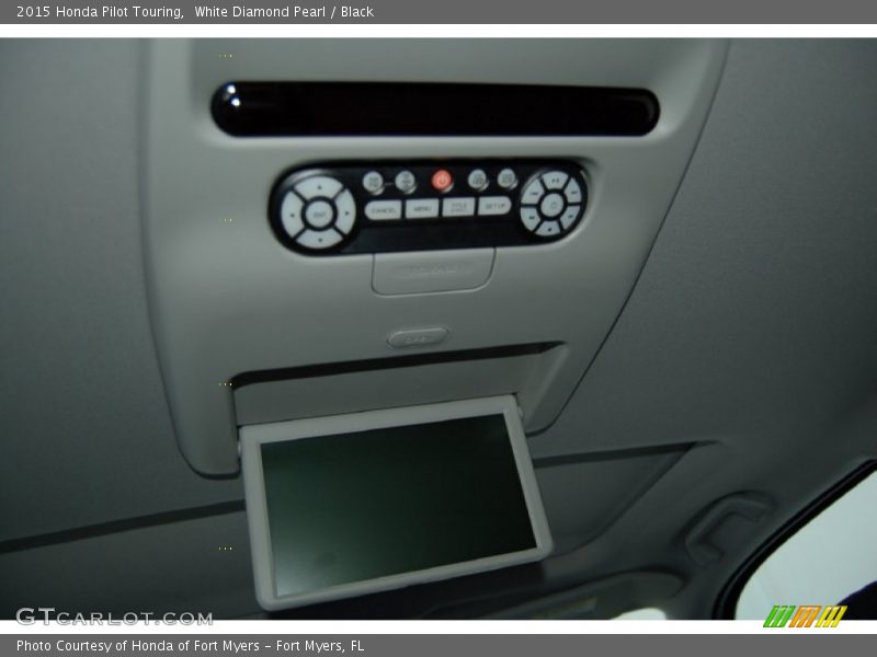 White Diamond Pearl / Black 2015 Honda Pilot Touring