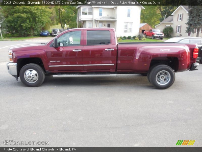  2015 Silverado 3500HD LTZ Crew Cab Dual Rear Wheel 4x4 Deep Ruby Metallic