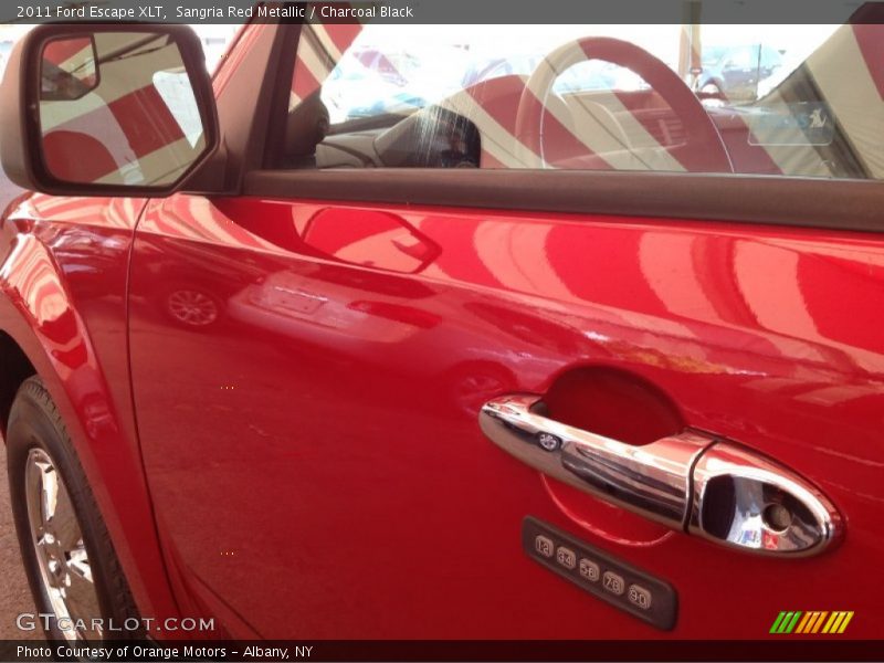 Sangria Red Metallic / Charcoal Black 2011 Ford Escape XLT