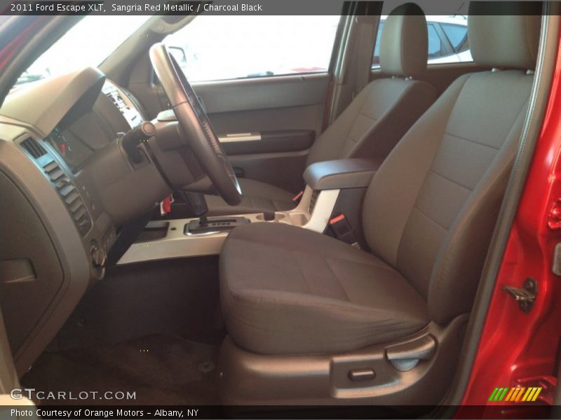 Sangria Red Metallic / Charcoal Black 2011 Ford Escape XLT
