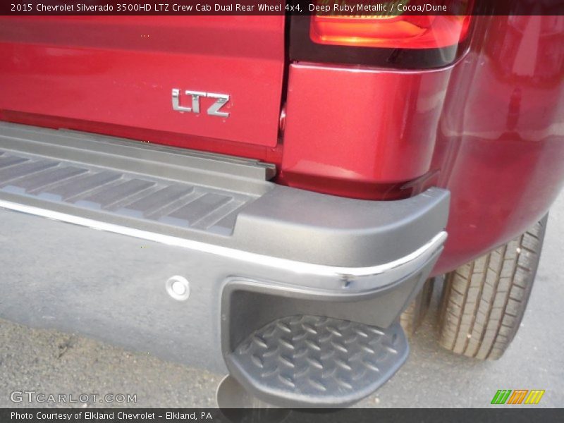 Deep Ruby Metallic / Cocoa/Dune 2015 Chevrolet Silverado 3500HD LTZ Crew Cab Dual Rear Wheel 4x4