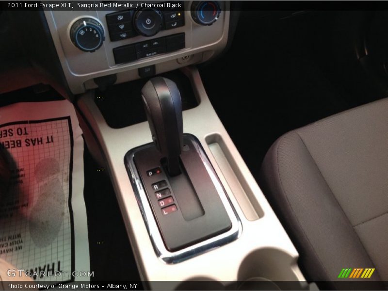 Sangria Red Metallic / Charcoal Black 2011 Ford Escape XLT