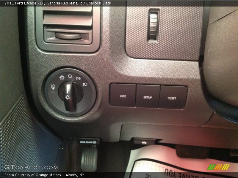 Sangria Red Metallic / Charcoal Black 2011 Ford Escape XLT