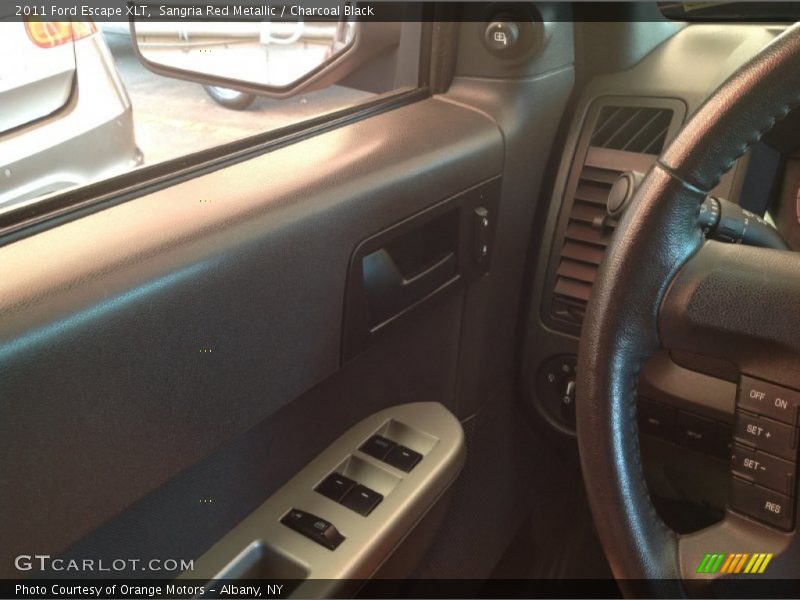 Sangria Red Metallic / Charcoal Black 2011 Ford Escape XLT