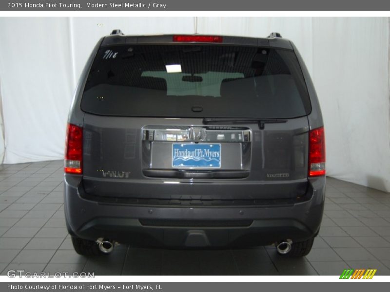 Modern Steel Metallic / Gray 2015 Honda Pilot Touring
