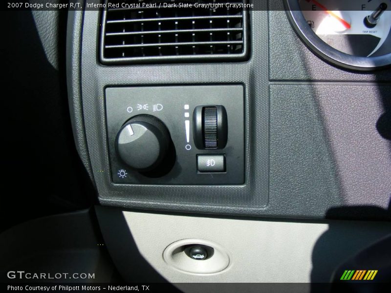 Inferno Red Crystal Pearl / Dark Slate Gray/Light Graystone 2007 Dodge Charger R/T