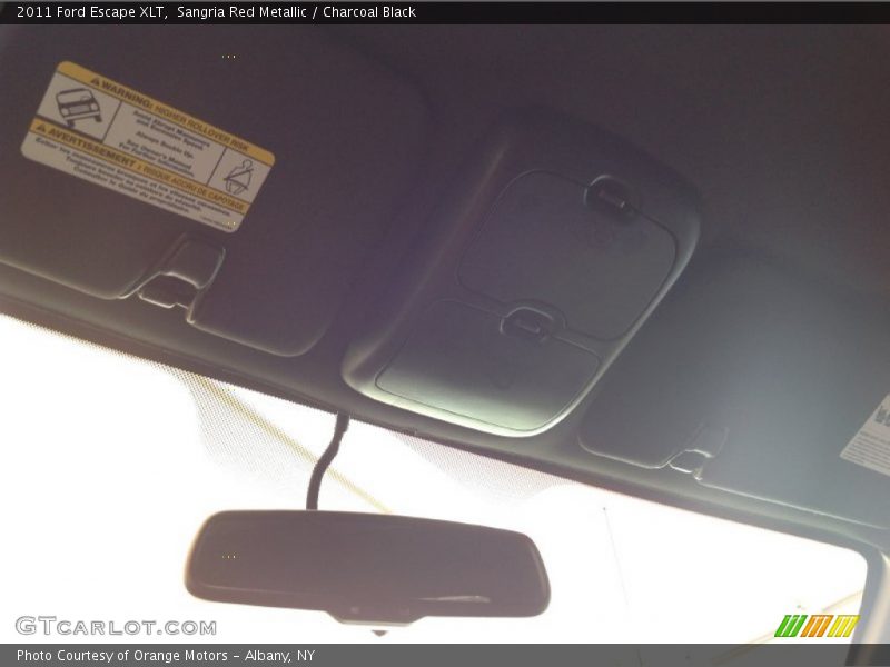 Sangria Red Metallic / Charcoal Black 2011 Ford Escape XLT