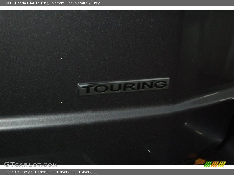Modern Steel Metallic / Gray 2015 Honda Pilot Touring