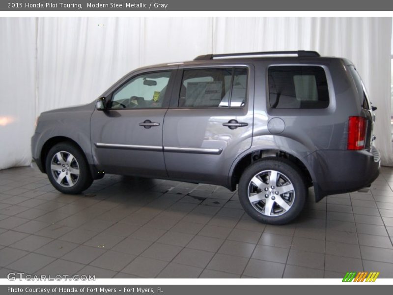 Modern Steel Metallic / Gray 2015 Honda Pilot Touring