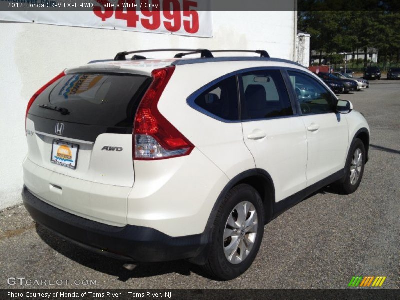 Taffeta White / Gray 2012 Honda CR-V EX-L 4WD