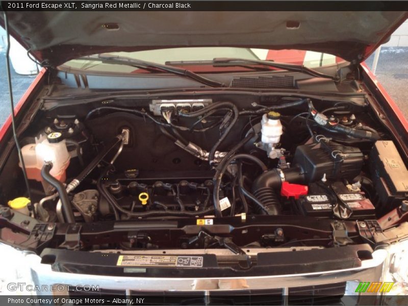 Sangria Red Metallic / Charcoal Black 2011 Ford Escape XLT