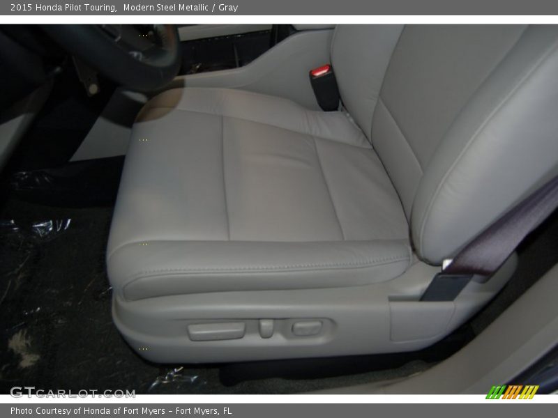 Modern Steel Metallic / Gray 2015 Honda Pilot Touring