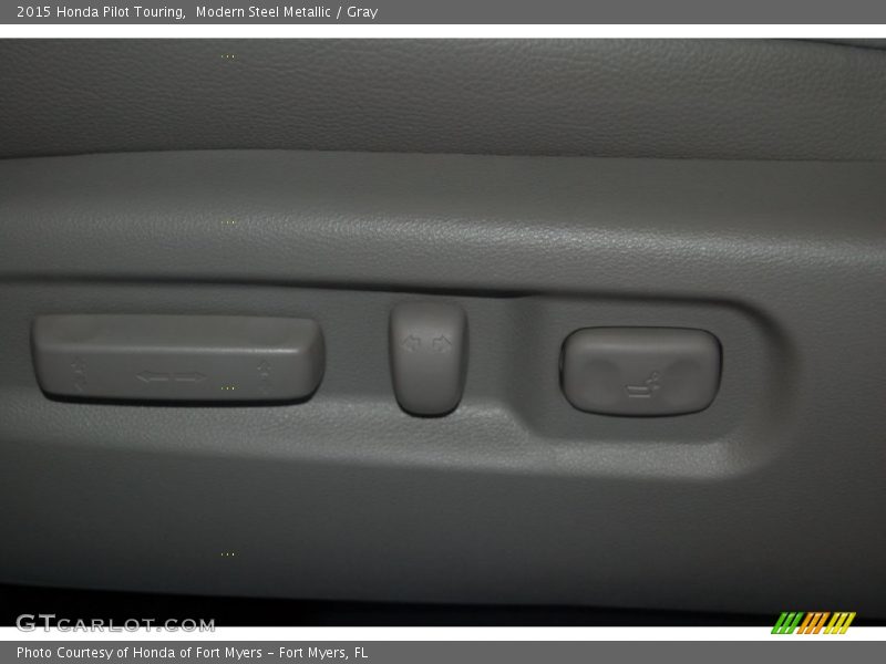 Modern Steel Metallic / Gray 2015 Honda Pilot Touring