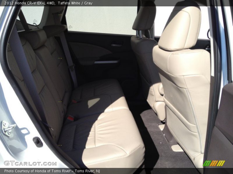 Taffeta White / Gray 2012 Honda CR-V EX-L 4WD