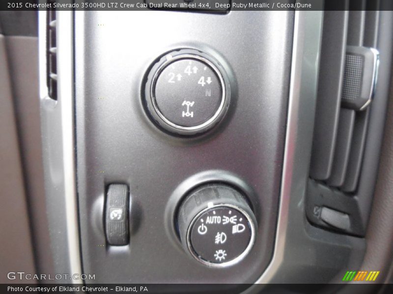 Deep Ruby Metallic / Cocoa/Dune 2015 Chevrolet Silverado 3500HD LTZ Crew Cab Dual Rear Wheel 4x4