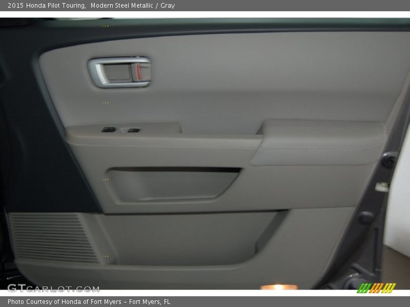 Modern Steel Metallic / Gray 2015 Honda Pilot Touring