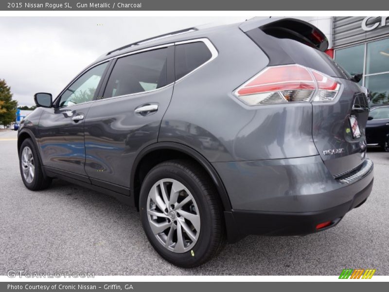 Gun Metallic / Charcoal 2015 Nissan Rogue SL