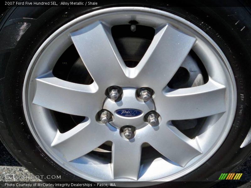 Alloy Metallic / Shale 2007 Ford Five Hundred SEL