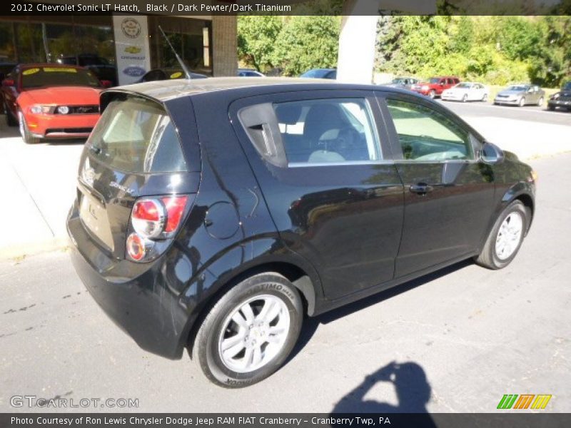 Black / Dark Pewter/Dark Titanium 2012 Chevrolet Sonic LT Hatch