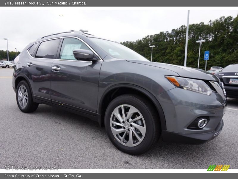 Gun Metallic / Charcoal 2015 Nissan Rogue SL