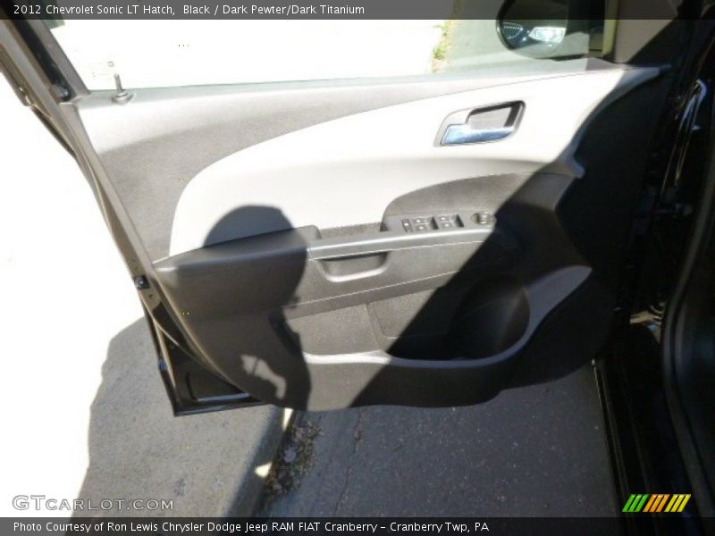 Black / Dark Pewter/Dark Titanium 2012 Chevrolet Sonic LT Hatch